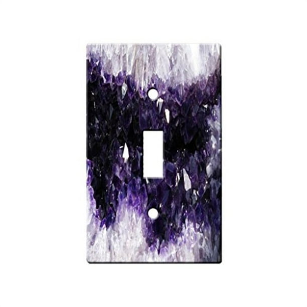1-Gang Device Receptacle Wallplate Pattern Purple Leaf Violet Feather Design Plant Magenta Single Outlet Wall Plate/Panel Plate/Cover Light Panel Cover 1-Gang Device Receptacle Wallplate Pattern Purple Leaf Violet Feather Design Plant Magenta Single Outlet Wall Plate/Panel Plate/Cover Light Panel Cover